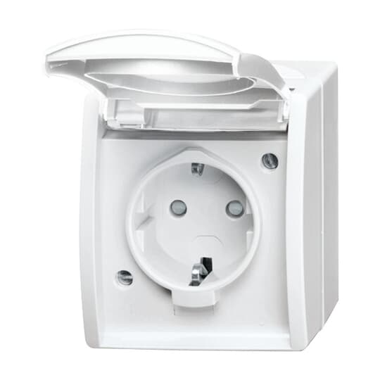 SCHUKO Steckdose Safety+ mit Klappdeckel 16 A