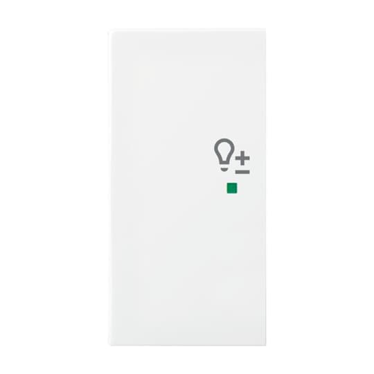 Wippe 2-fach links, mit Symbol "Dimmer" Busch-balance SI
