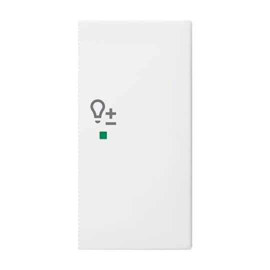 Wippe 2-fach rechts, mit Symbol "Dimmer" Busch-balance SI