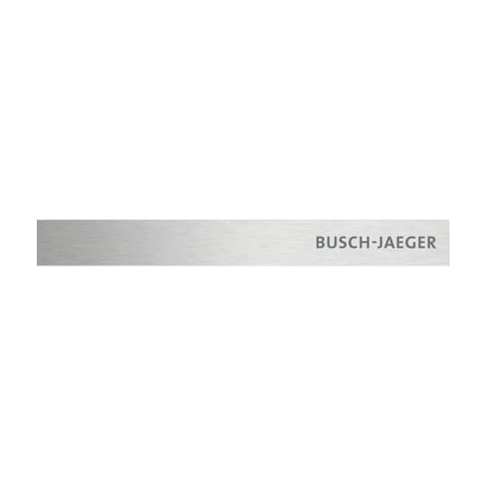 Standardabschlussleiste unten mit Schriftzug, Busch-priOn
