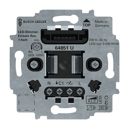 LED-Dimmer-Einsatz flex, 1-fach 3-240VA