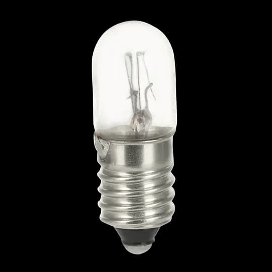 Glühlampe mit E 10 Gewinde für Lichtsignale Glühlampe/, 83 mA, 24 V AC/DC
