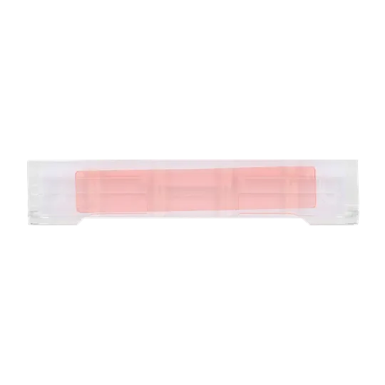 Beschriftungsträger Außenkante transparent