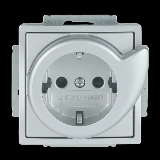 Busch-Servicesteckdose SCHUKO Steckdosen-Einsatz Safety+