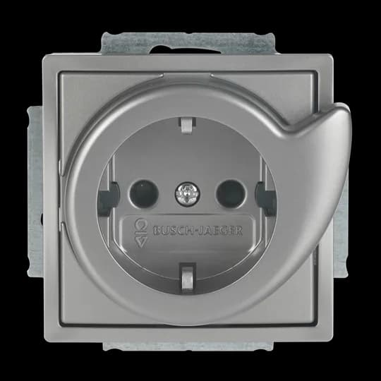 Busch-Servicesteckdose SCHUKO Steckdosen-Einsatz Safety+