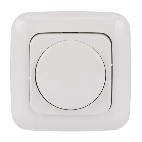 Busch-Drehdimmer LED, Komplettset mit Glimmlampe