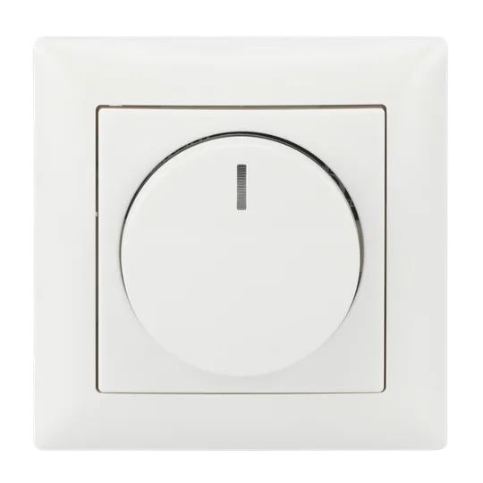 Busch-Drehdimmer LED, Komplettset mit Glimmlampe