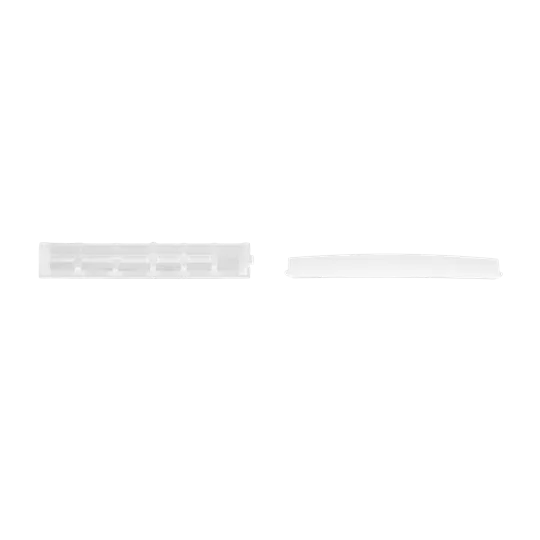 Beschriftungsträger Außenkante transparent