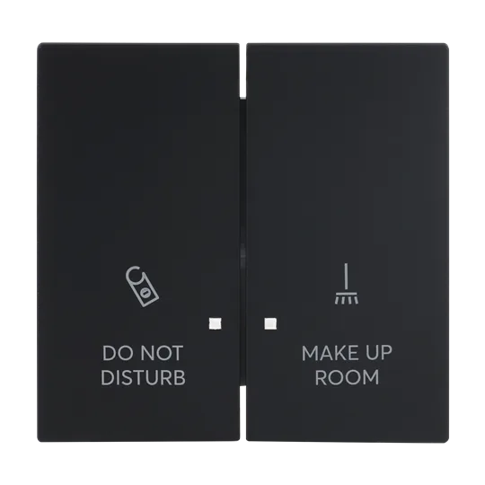 Zentralscheibe mit Aufdruck DO NOT DISTRUB MAKE UP ROOM Zimmereinheit