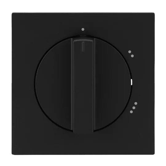 Zentralscheibe mit Aufdruck Symbol "1-2-3" für Stufenschalter, Drehknopf