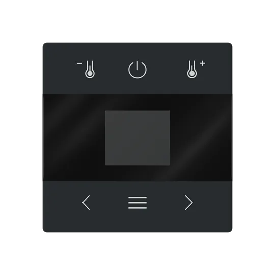 Zentralscheibe für Raumtemperaturregler mit Display Bluetooth