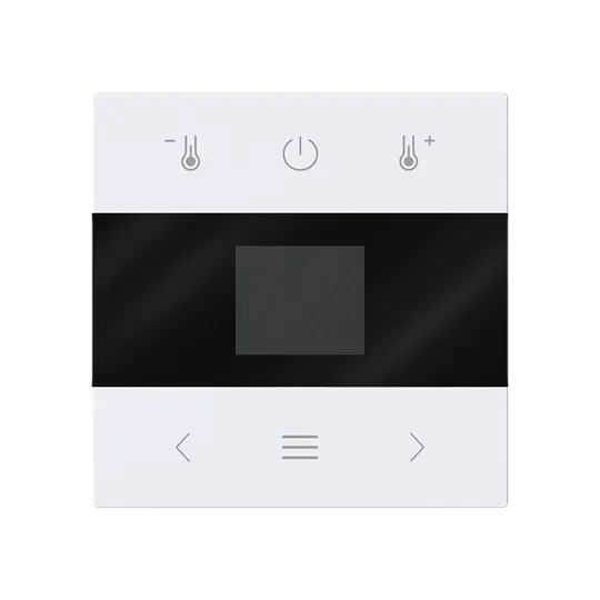 Zentralscheibe für Raumtemperaturregler mit Display Bluetooth Busch-art linear