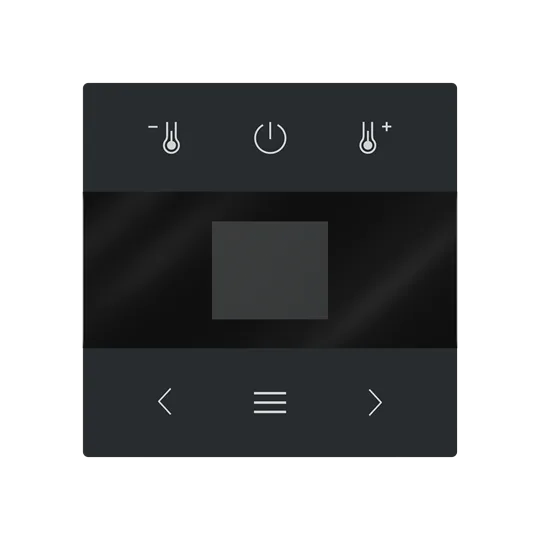 Zentralscheibe für Raumtemperaturregler mit Display Bluetooth Busch-art linear