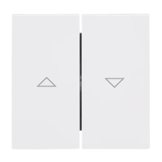 Wippe mit Aufdruck Symbol "Pfeile" für Jalousie, 2-fach