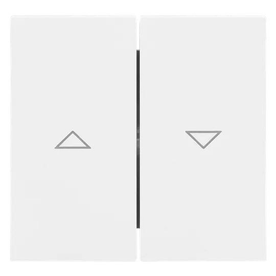 Wippe mit Aufdruck Symbol "Pfeile" für Jalousie, 2-fach