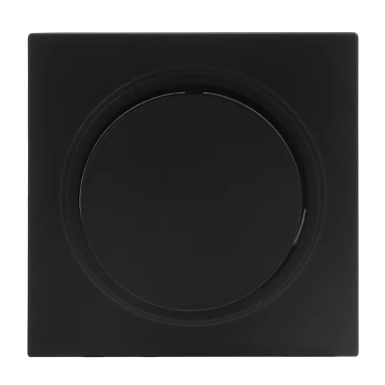 6540-45M-102 Zentralscheibe-Drehdimmer m.Drehknopf