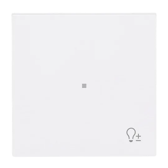 Wippe 1-fach, mit Symbol "Dimmer" Busch-art linear