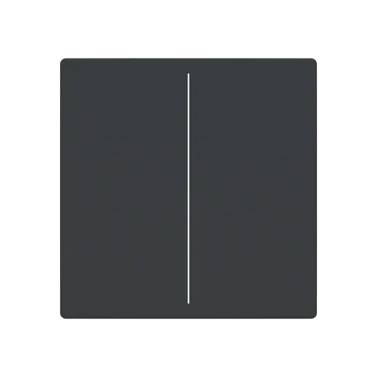 Abdeckung, 2-fach, für Keypad, Format 63