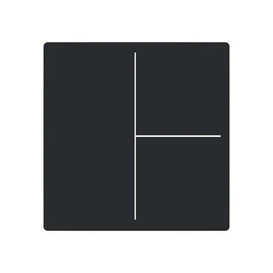 Abdeckung, 3-fach, für Keypad, Format 63