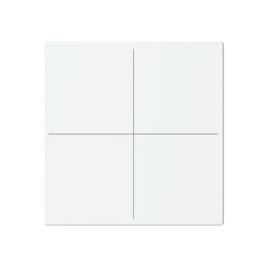 Abdeckung, 4-fach, für Keypad, Format 63