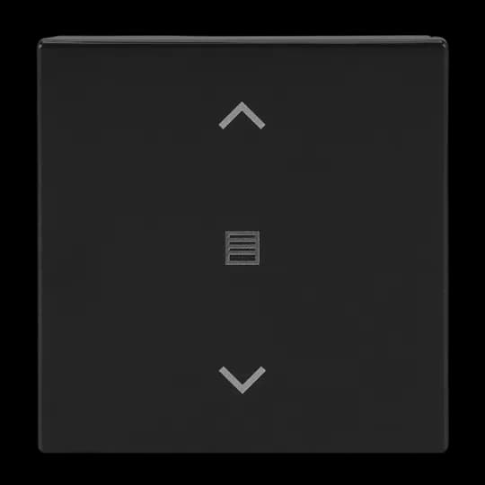 Abdeckung als Wippe 1-fach, mit Symbol "Dimmen", Format 63