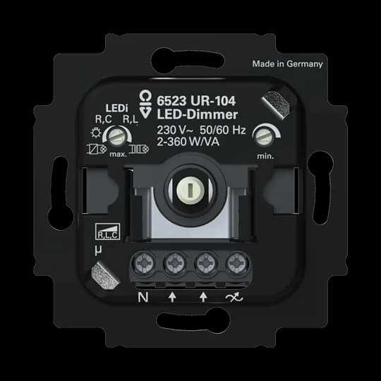 LED-Dimmer 2+3 Draht mit N-Klemme ohne Spreize