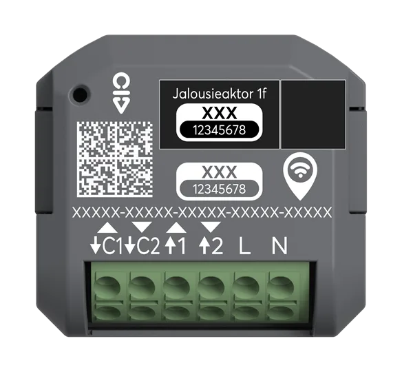 Jalousieaktor 1-fach, UP Wireless