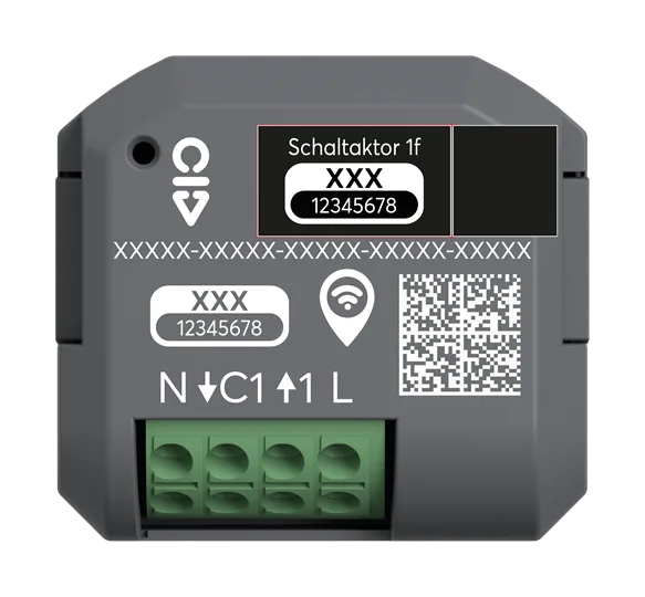 Schaltaktor 1-fach, UP Wireless