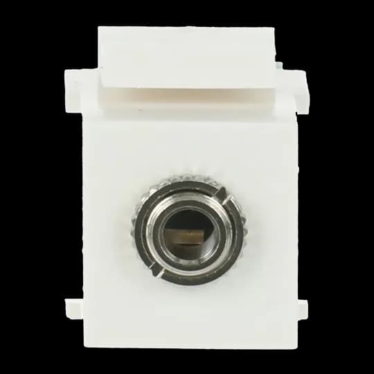 Kupplung 3,5 mm Klinke Modular-Jack-Einsatz, Keystone Ausführung: gerade