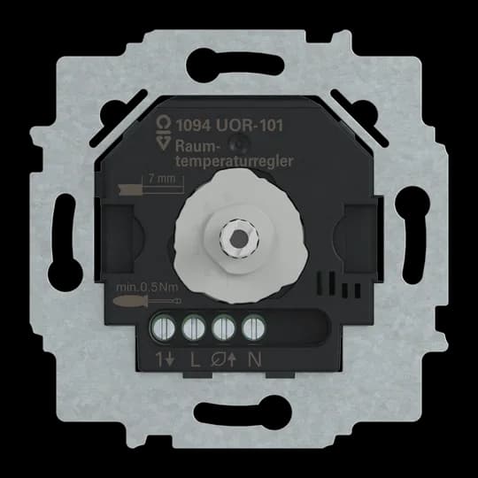 Elektronischer Raumtemperaturregler mit Nachtabsenkung über Nebenstelle