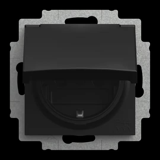 SCHUKO Steckdosen-Einsatz IP44 Safety+ mit Klappdeckel