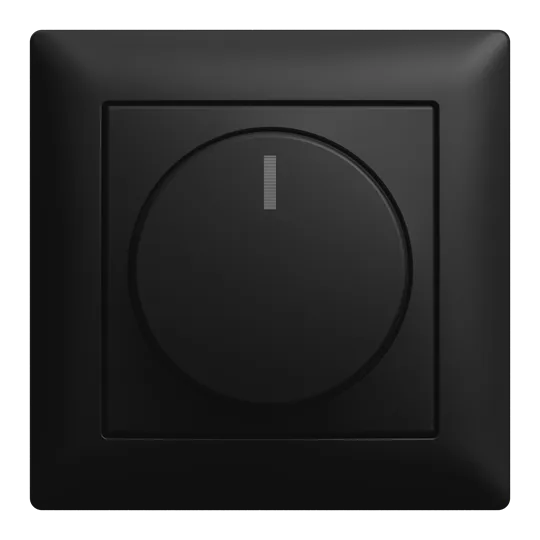 Busch-Drehdimmer LED, Komplettset mit Glimmlampe
