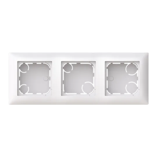 Aufputz-Gehäuse flache Bauform 3-fach Gehäuse Busch-balance SI