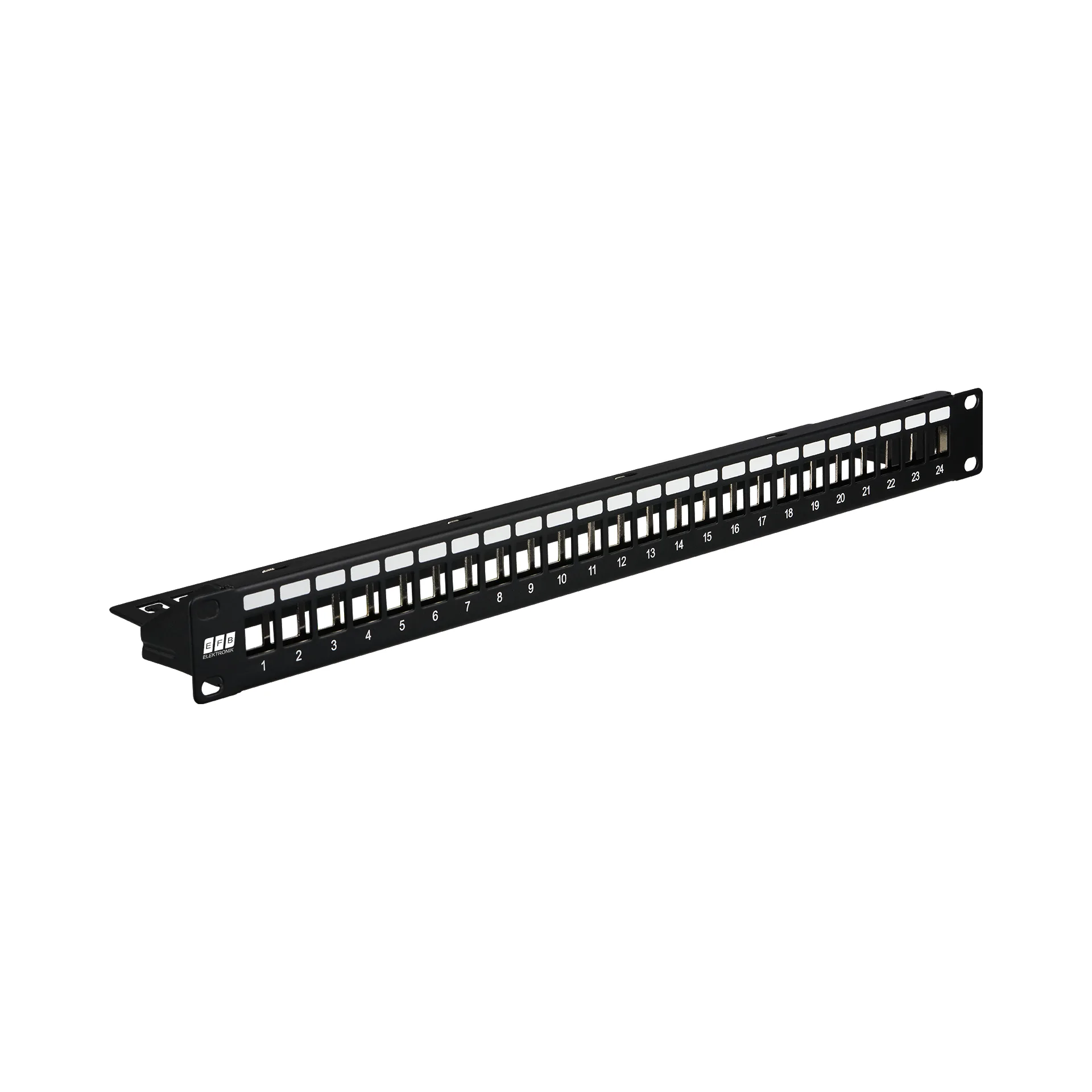 Verteilerfeld 19" 1HE 24-Port Metall