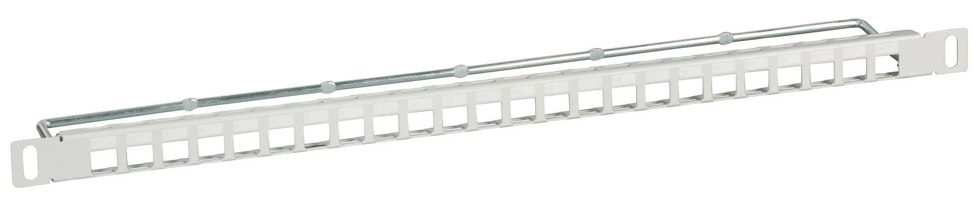 Verteilerfeld 19" 0 5HE 24-Port Metall