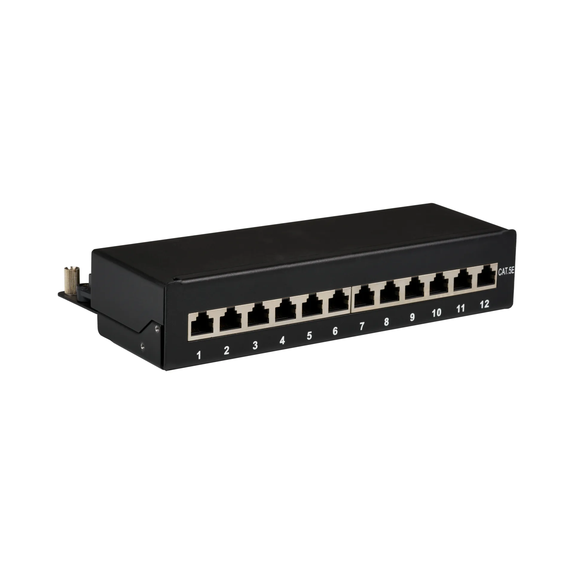 Mini-Patchpanel STP 12xRJ45 Cat.5e 10“ 1HE
