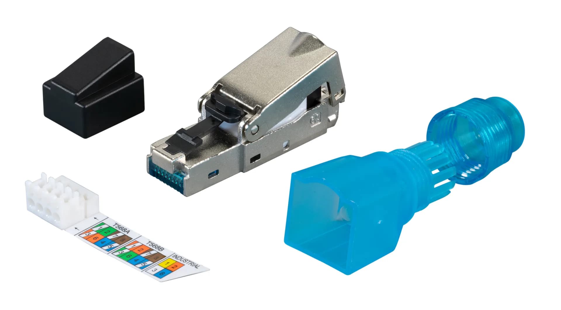 RJ45 Stecker STP Cat.6A feldkonfektionierbar