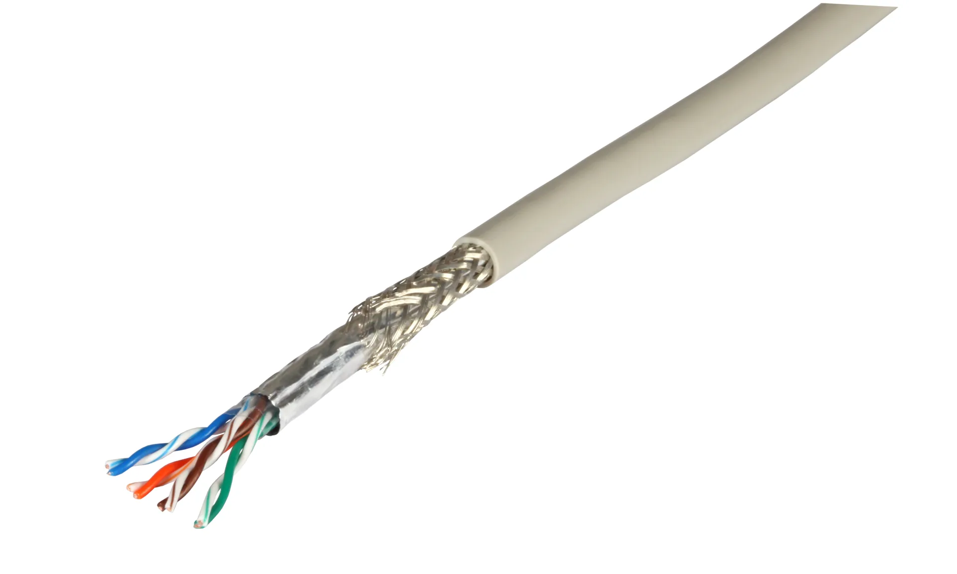 SF/UTP 4x2xAWG26/7 Patchkabel Cat.5e 350MHz UL E188630