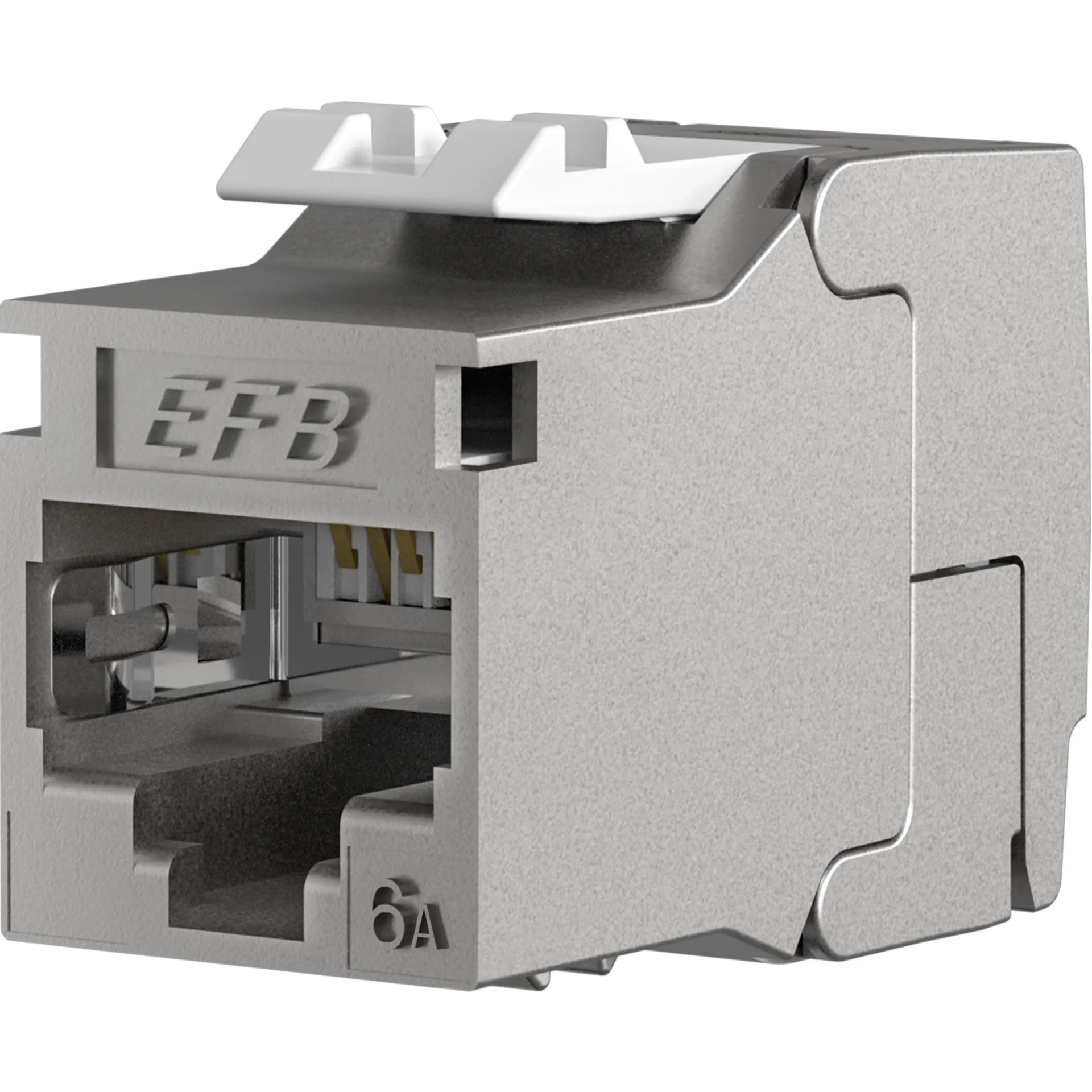 RJ45 Keystone Slimline/ Shortbody Cat.6A Komponentenzertifiziert