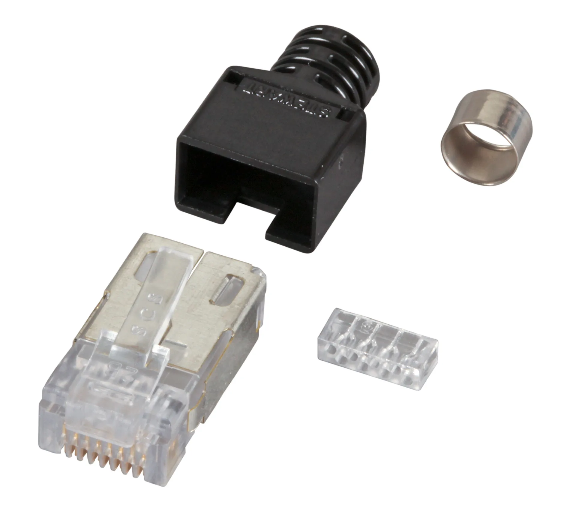 RJ45-Stewart Stecker STP 50 Stück 4 Elemente Cat.5e