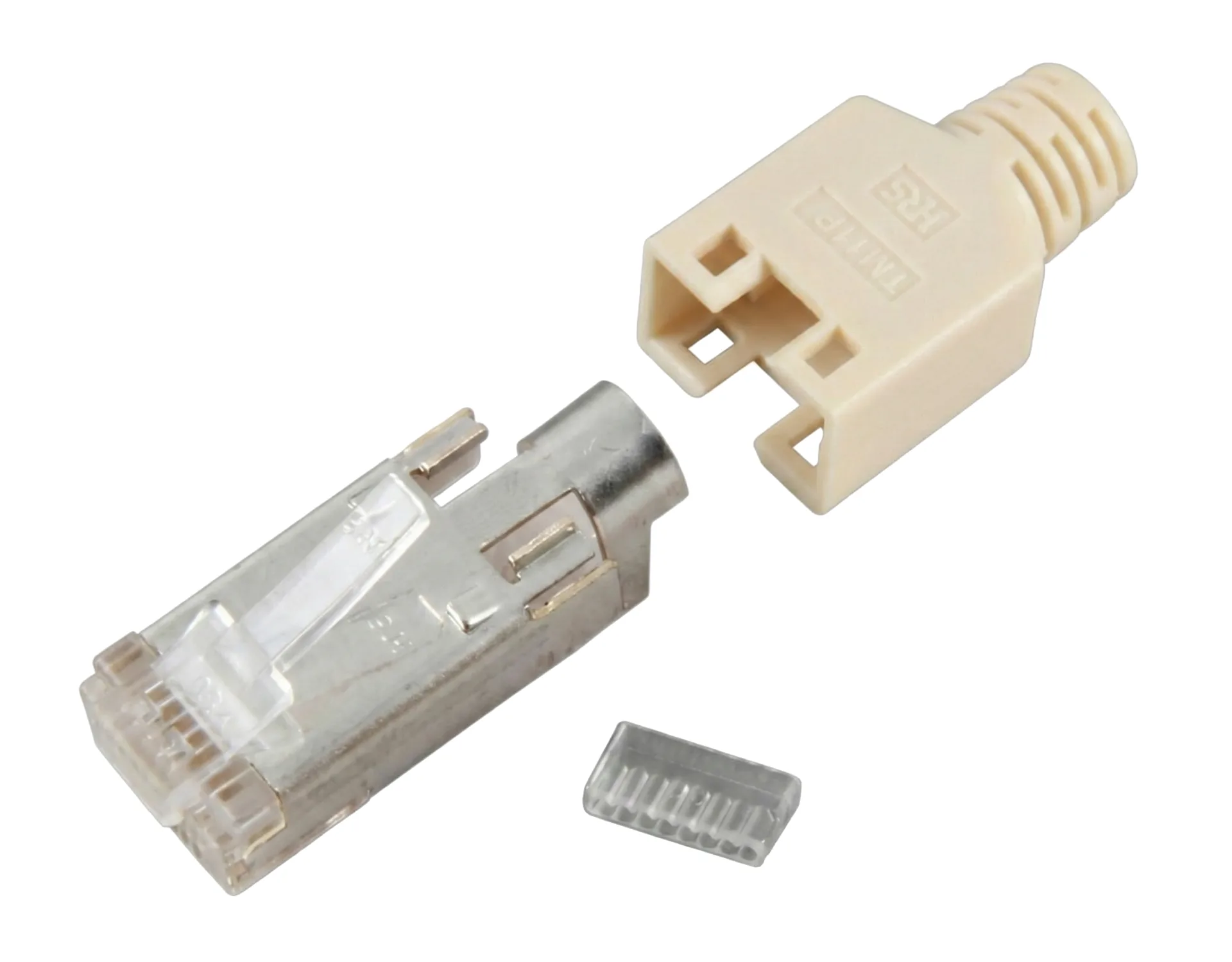 RJ45-Hirose Stecker STP TM11 Set 50 Stück 3 Elemente Cat.5e