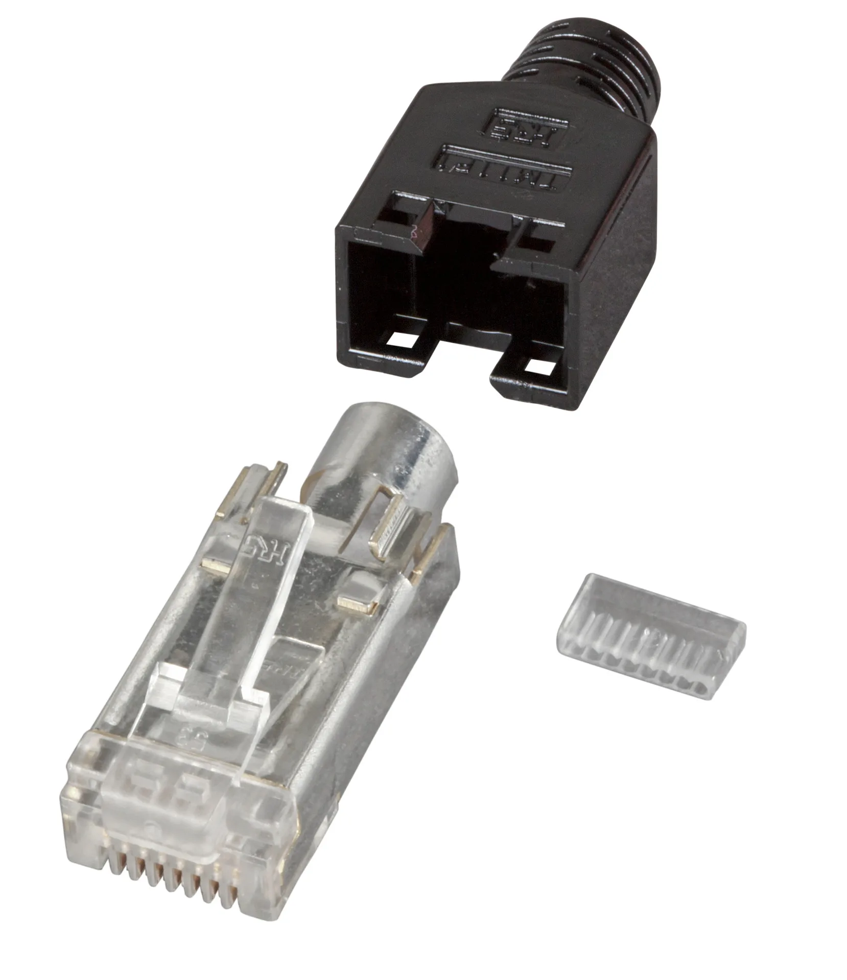 RJ45-Hirose Stecker STP TM11 100 Stück 3 Elemente Cat.5e