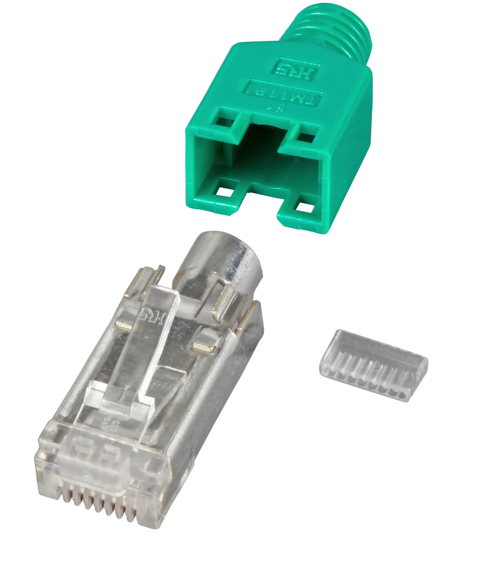 RJ45-Hirose Stecker STP TM11 100 Stück 3 Elemente Cat. 5e