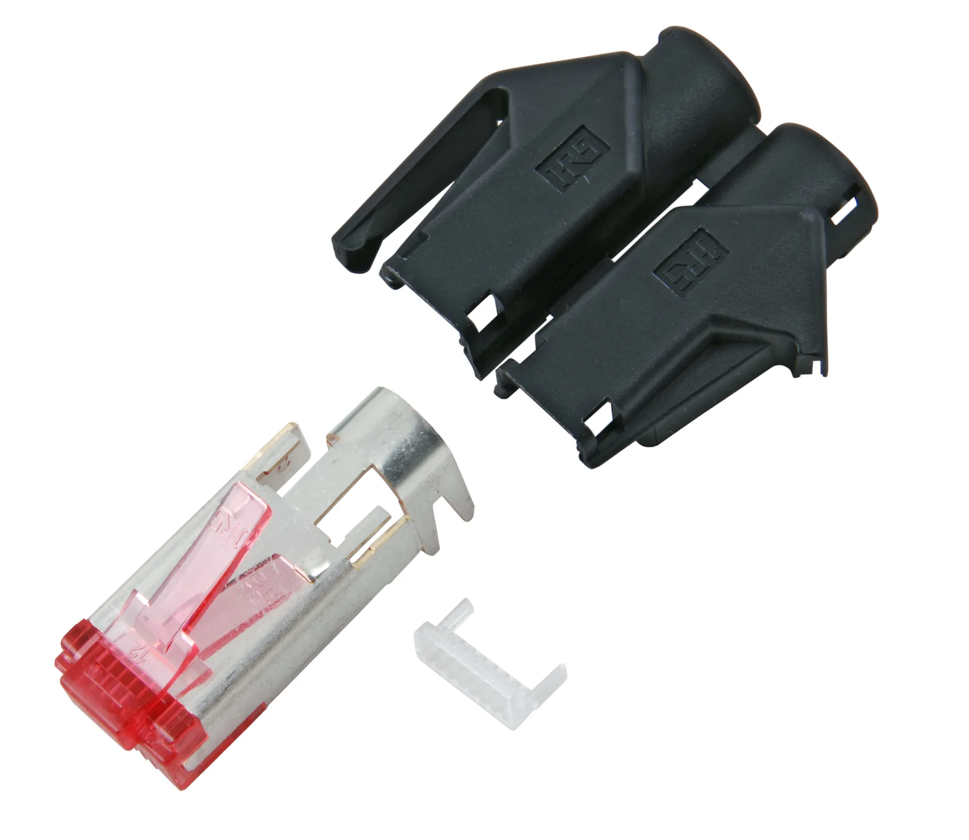 RJ45-Hirose Stecker STP TM21 10 Stück 3 Elemente Cat. 6