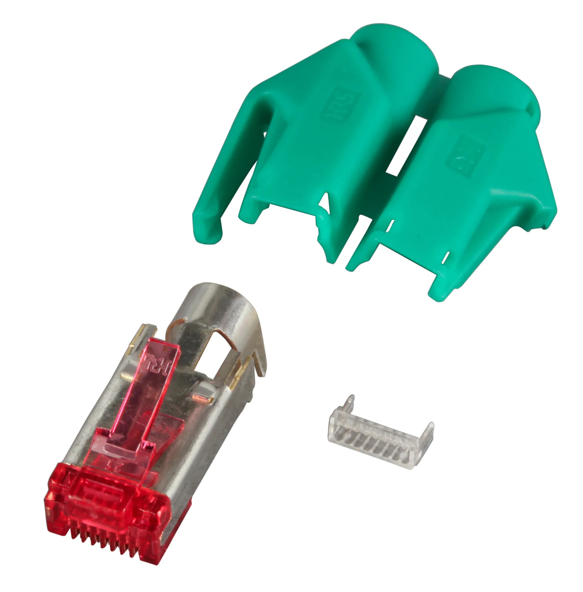 RJ45-Hirose Stecker STP TM21 50 Stück 3 Elemente Cat. 6