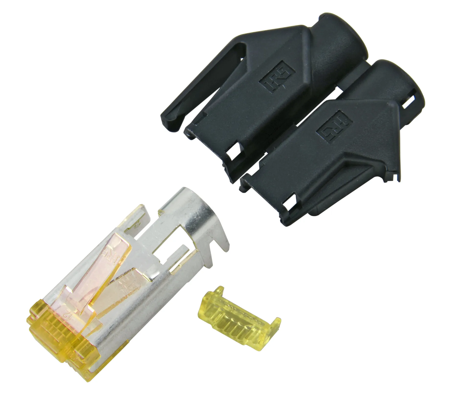 RJ45-Hirose Stecker STP TM31 10 Stück 3 Elemente Cat.6A
