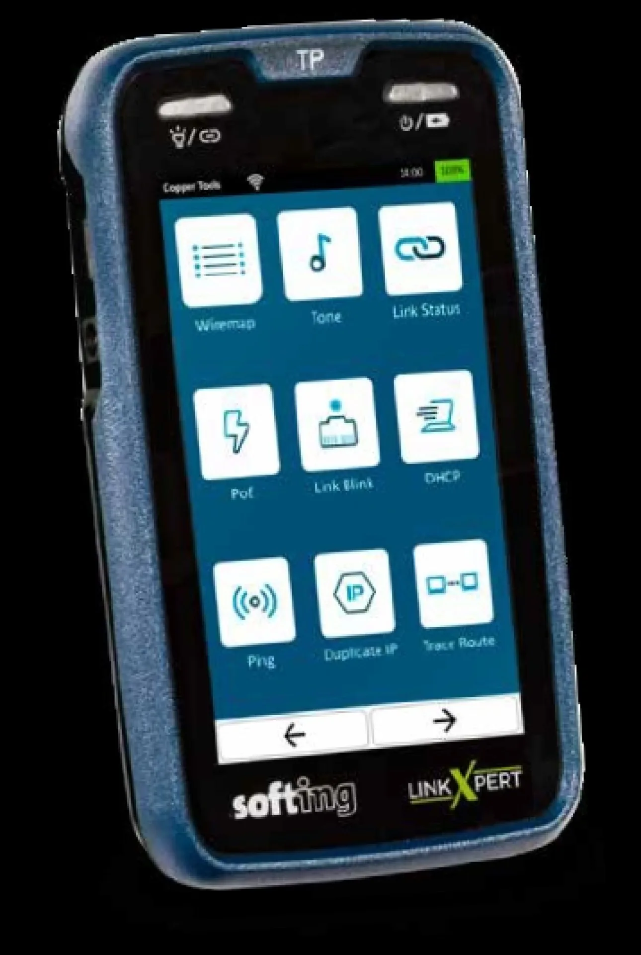 LinkXpert TP Kabel- und Ethernet Tester für Kupfer Netzwerke