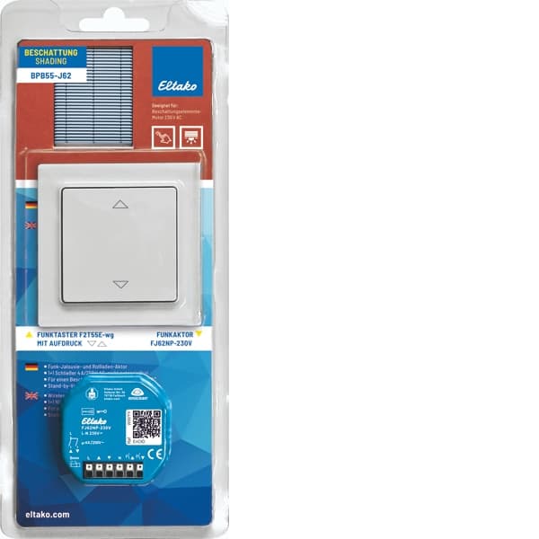 ELTAKO BPB55-J62 Blister-Pack Blisterpack Beschattung FJ62NP-230V