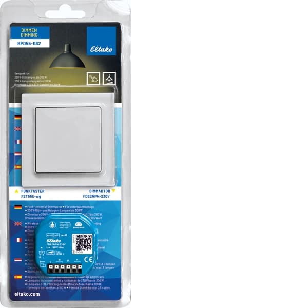 ELTAKO BPD55-D62 Blister-Pack Blisterpack Dimmen FD62NPN-230V