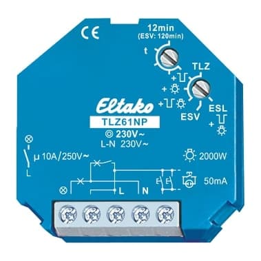 ELTAKO TLZ61NP-230V Treppenlicht-Zeitschalter